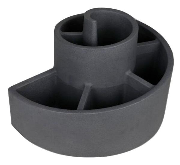 Kräuterspirale anthrazit aus Kunststoff 80x50x64cm